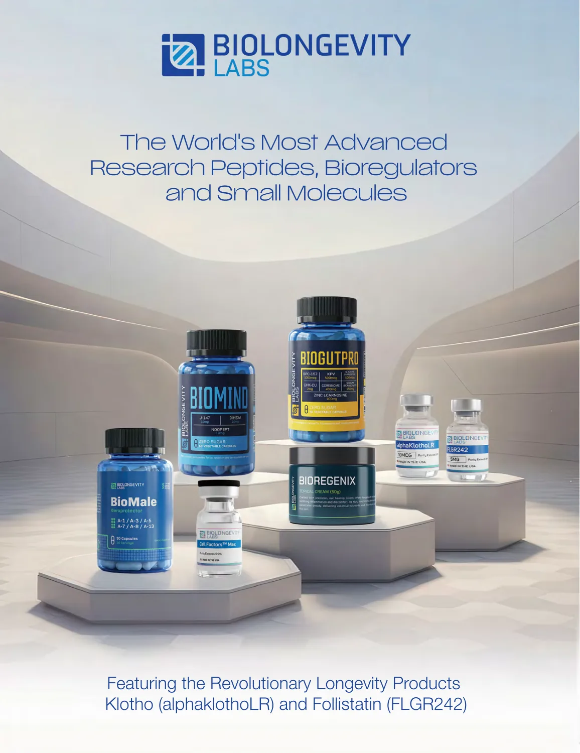 BioLongevity Labs, left page of the spread